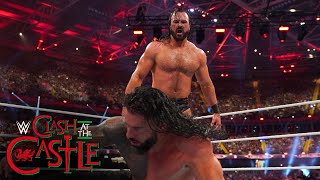 Drew McIntyre shuts up Roman Reigns: WWE Clash at the Castle 2022 (WWE Network Exclusive) Resimi