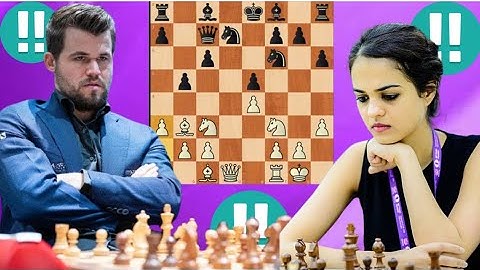 First class Magnus Carlsen vs Tania Sachdev 92