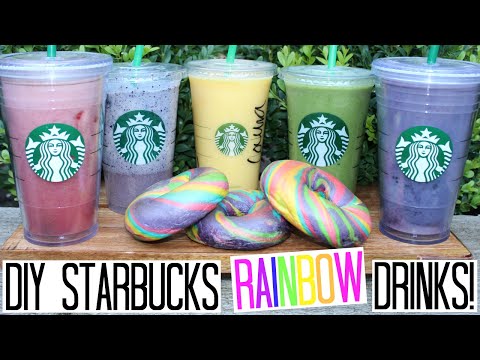 diy-starbucks-rainbow-drinks!-easy-&-healthy-alternatives