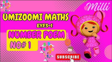 UMIZOOMI MATHS: Learning Numbers For Preschoolers| Number Rhyme| Introduction to Number 1|EYFS-1| 6