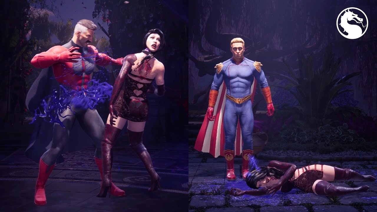 Omni-Man & Homelander Ryona Brutality on Nitara Dark Heart Skin 