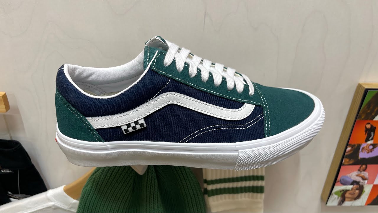 VANS★SKATE OLD SKOOL★兼用★TARTAN GREEN/BLUE Vans Skate Old Skool (Tartan Green/ Blue) - Style Code