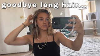 i chopped my hair + boyfriends reaction lol