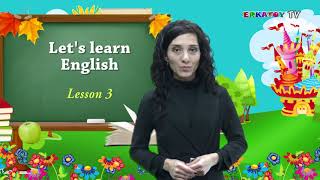 Ingliz tili fanidan 3-dars