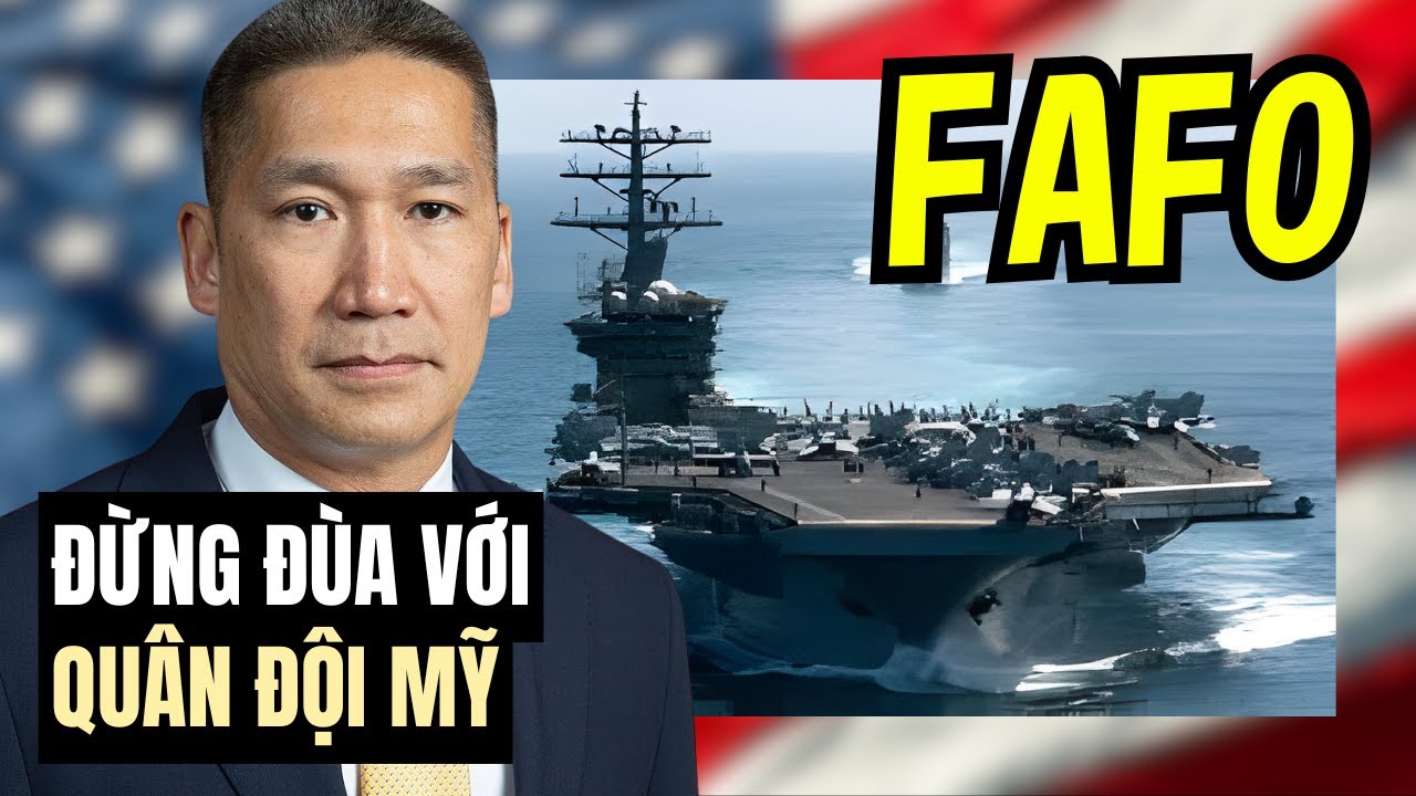 Thứ Trưởng Hải Quân Hung Cao phát biểu tại buổi lễ đỡ đầu cho chiến hạm USNS Lansing