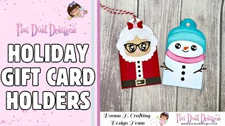 HOLIDAY GIFT CARD HOLDERS - PIXI DUST DESIGNS