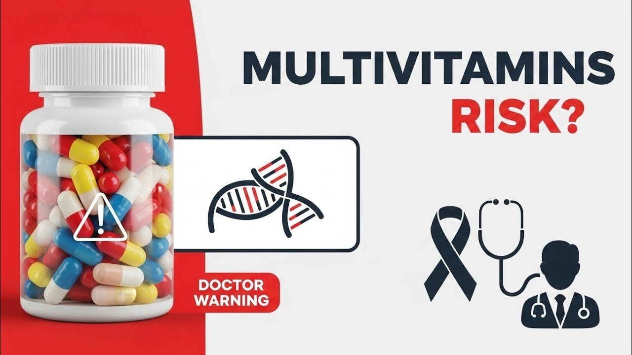 Онколог предупреждает: ежедневный прием поливитаминов может увеличить риск развития рака на 30%.