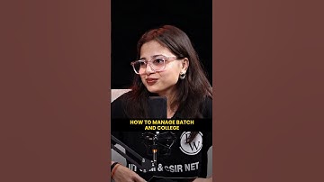 How To Manage Batch and College! #iitjam2026 #csirnet2025 #pw