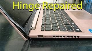 Hinge repaired asus 1502 laptop || how to repair laptop broken hinge