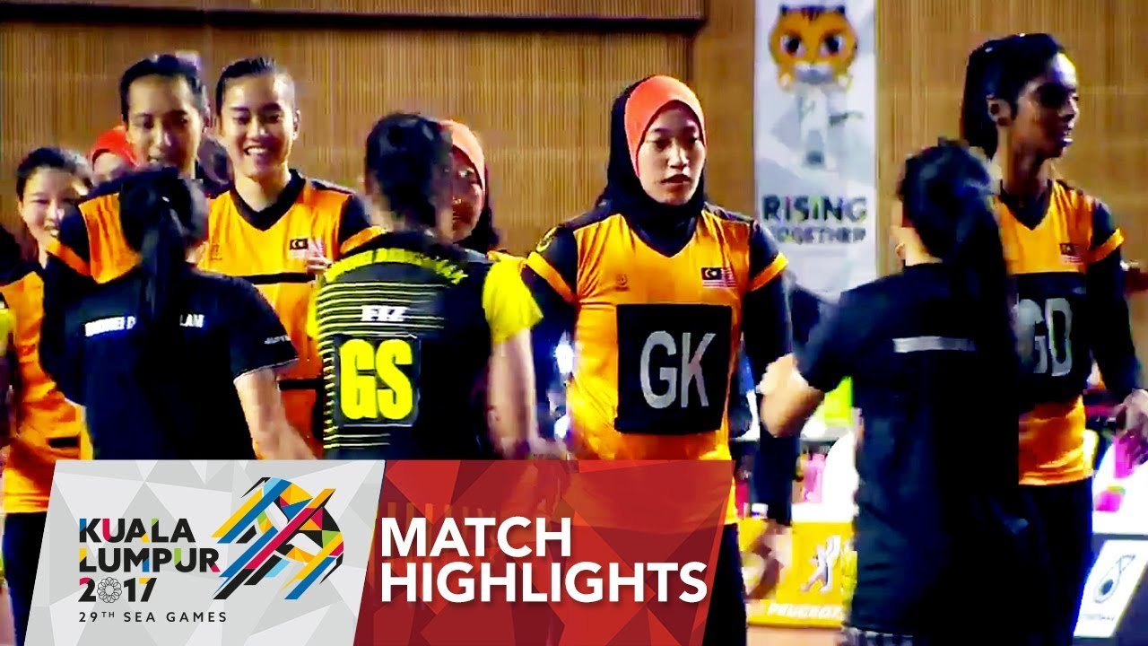 Netball Semi Final Match Highlights Malaysia Vs Brunei 29th Sea Games 2017 Youtube