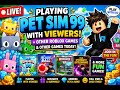 🎮 Playing Pet Simulator 99 With Viewers LIVE! + Other Roblox Games & Fun Games Today 🔥