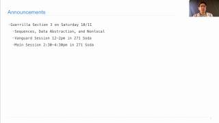61A Fall 2014 Lecture 17 Video 1