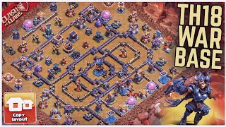 NEW BEST! TOWN HALL 18 WAR BASE With Link 2026! TH18 CWL BASE | TH18 WAR BASE Eps. 1900 screenshot 5