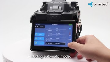 How to splice with Tumtec fusion splicer?