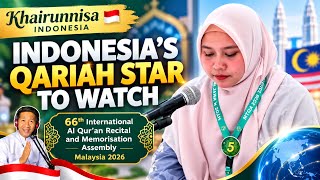 Khairunnisa 🇮🇩 | Indonesia’s Qariah Shines at MTHQA Malaysia 2026 – Powerful & Beautiful Tilawah