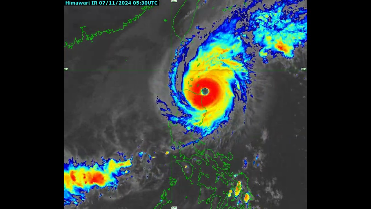 Typhoon Yinxing  Enhanced IR