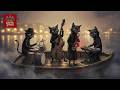 Rainy Night Jazz – Smooth Bass & Sax on a Floating Boat | Relaxing Jazz for Sleep & Study