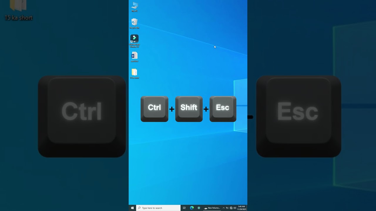 Shift + Ctrl + Esc से तुरंत Task Manager खोलें 💻 | Computer Shortcut Trick 