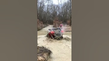 Now that’s DEEP! 🤯 #shorts #fyp #rzr #deep #mud #fun #big #tires #hole #muddy #wild #sxs #2023