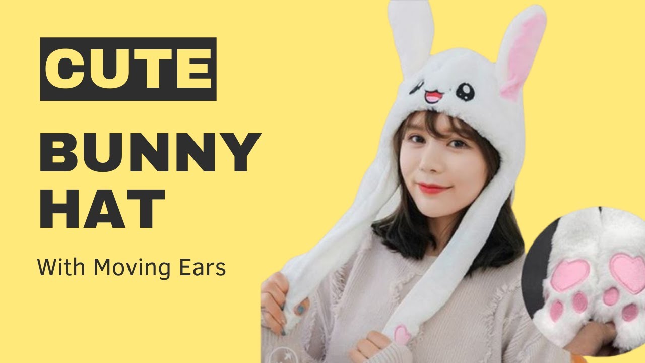 Cute Bunny Hat With Moving Ears: Learning Colors | Cartoon Bunny Ears ...