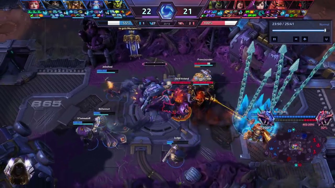 HOTS Heroes of the Storm Valla Strafe Death Siphon