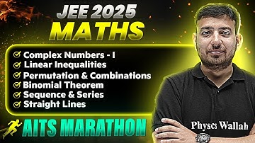 Complete MATHS in 1 Shot | JEE 2025 | Part 1 | Class 11th Arjuna | AITS Marathon