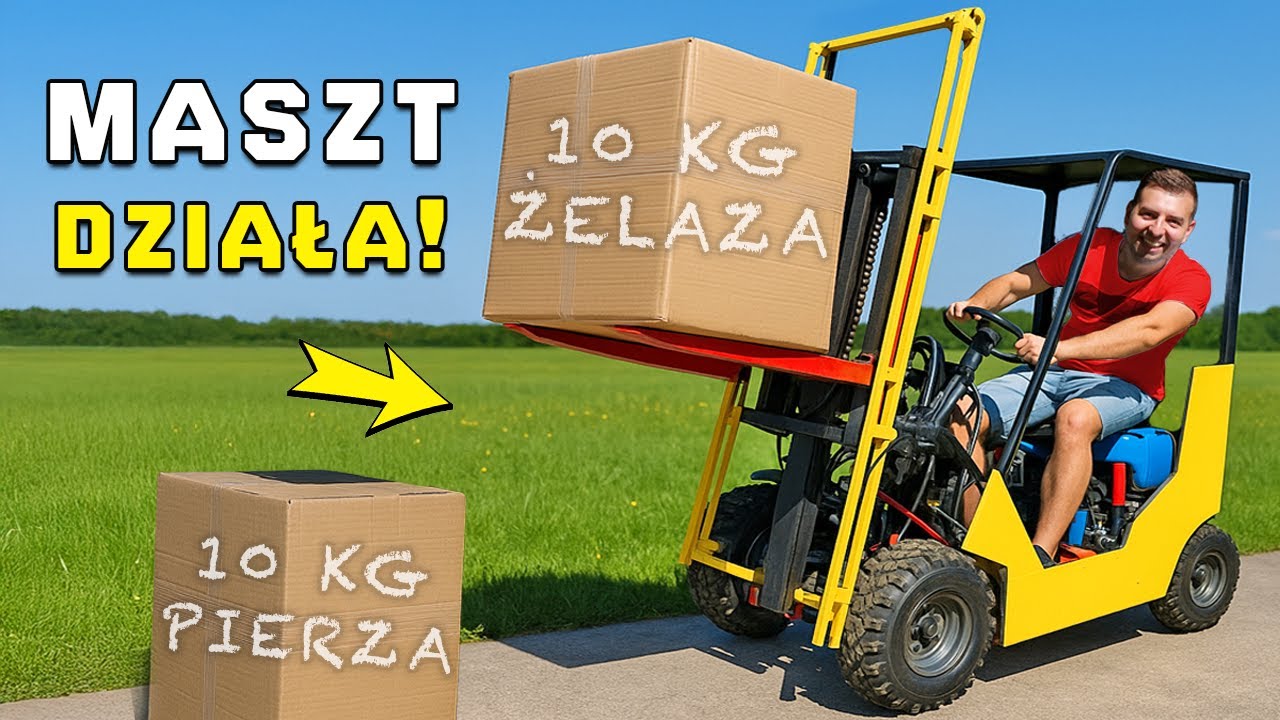 NIE WIERZE, ŻE MÓJ WÓZEK WIDŁOWY TAK DOBRZE DZIAŁA! 😱