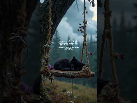 الله لطيف بعباده يرزق من يشاء وهو القوى العزيز سعد أزويت قرآن قران كريم دعاء حالات راحة نفسية