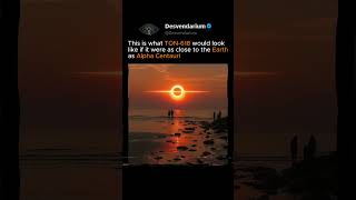 TON-618 would look from EARTH | #shorts