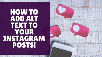 NEW Alt Text Editor - Edit your descriptive Instagram post text from your desktop!