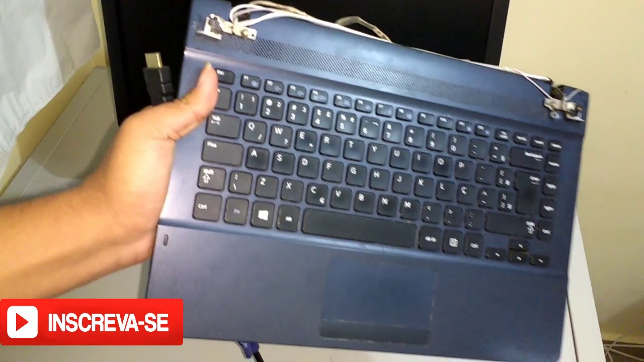 Como usar o Notebook com a entrada VGA estragada em um monitor de computador