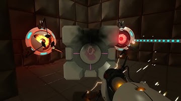 Portal 1 Walkthrough! | part 3 | Getting a companion (cube)