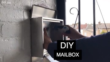 How to install a Mailbox Post box in concrete