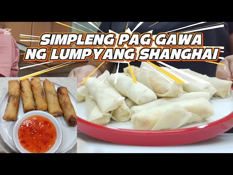 EASY WAY TO COOK LUMPIANG PINOY FOOD OR SPRING ROLL 😋 🤔