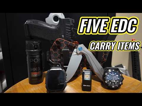 5 EDC Items I NEVER Leave Home Without!