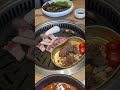 Steven went to Seoul and eats Korean grilled pork belly BBQ. It’s so yummy. #bbq #seoul #porkbelly