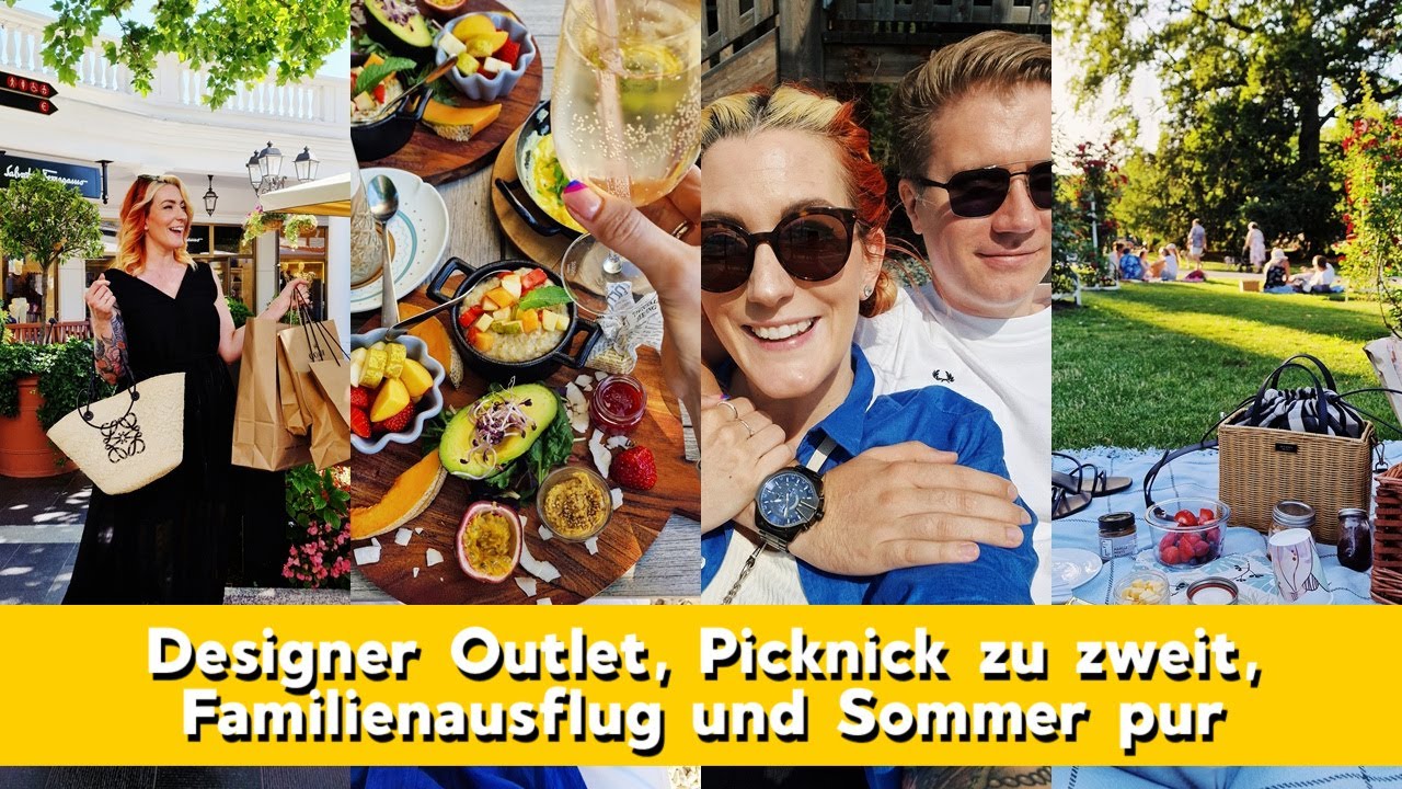Familienausflug, Picknick zu zweit, Designer Outlet, Loewe Bag // Weekly Vlog 88 | Sabrina Sterntal