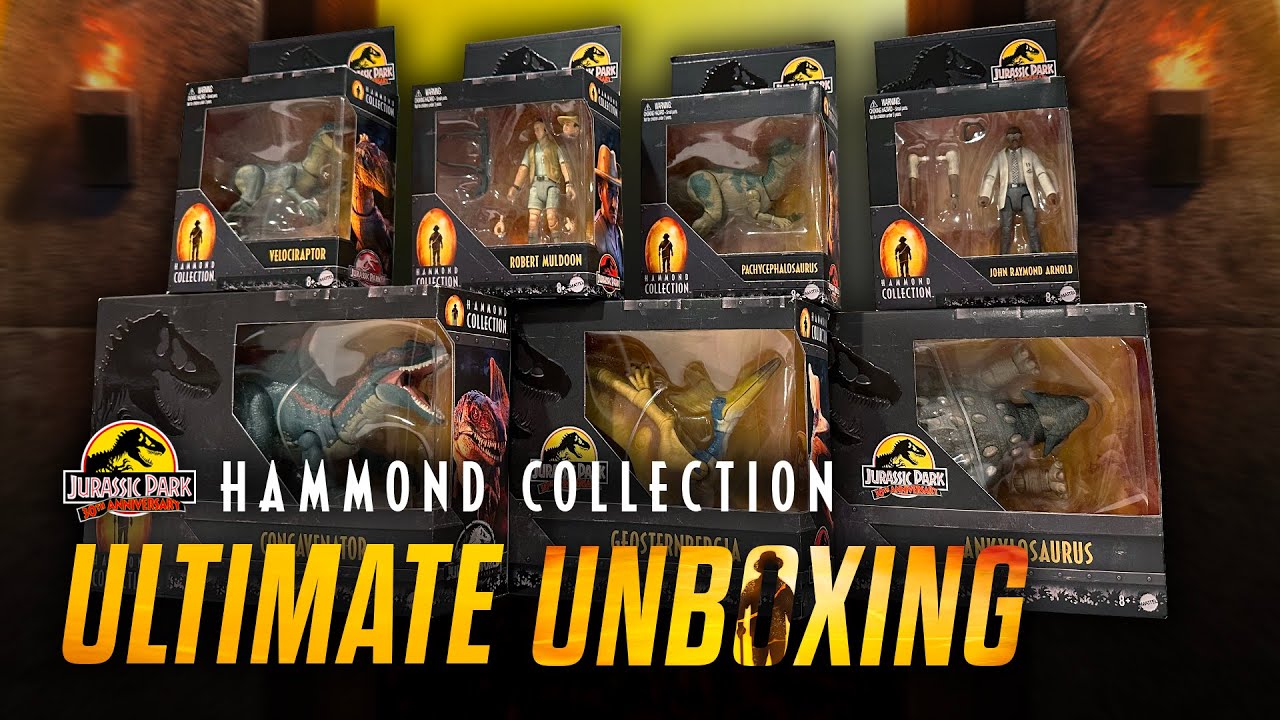 FULL WAVE UNBOXED Jurassic Park 30th Anniversary Hammond Collection Toy
