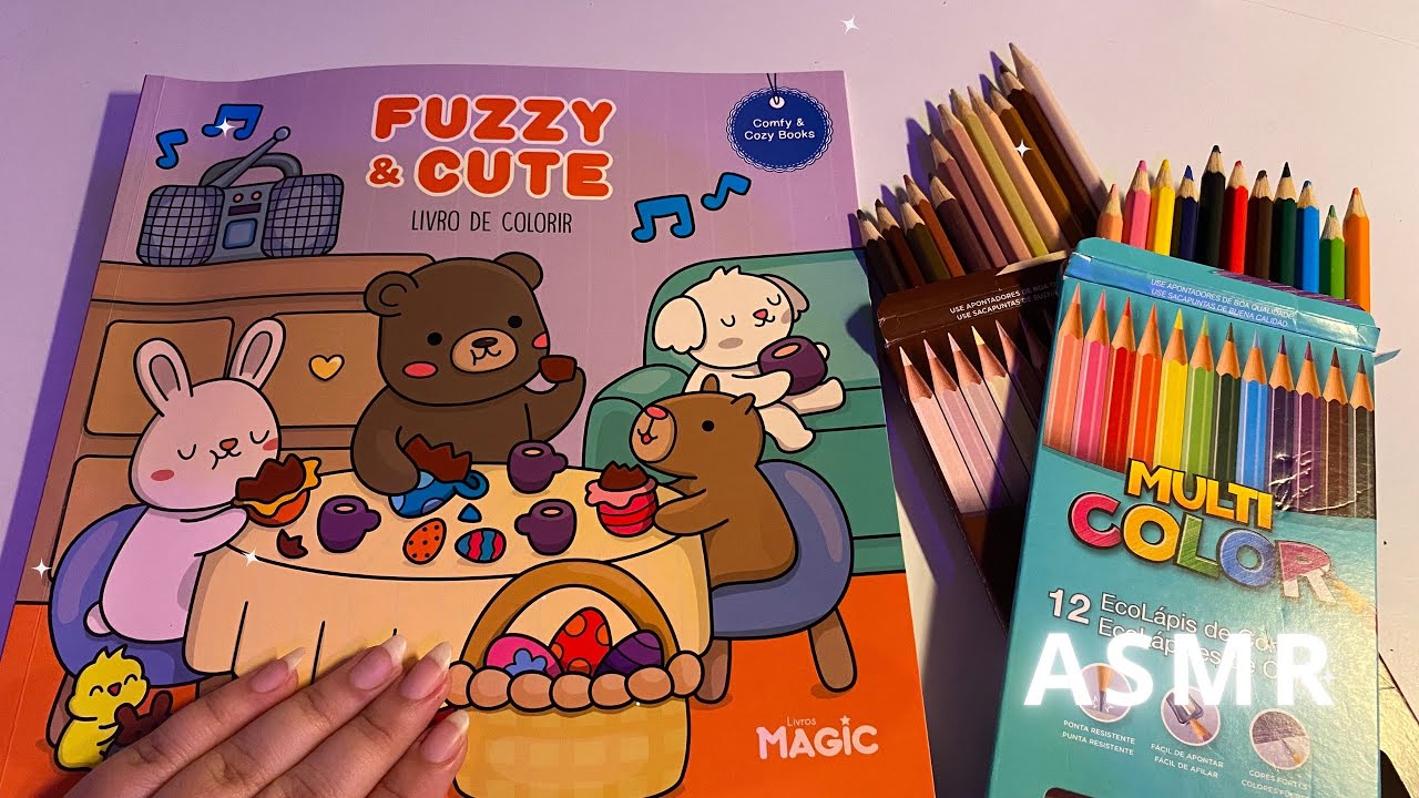 ASMR | PINTANDO “BOBBIE GOODS” ✨🖍️ (sussuros, sons de lapis) 