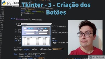 Curso Tkinter - Aula 3 - Criação dos Botões - Tutorial