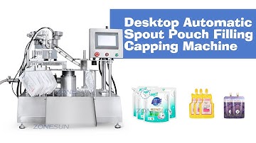 How to use ZS AFC12D Desktop Automatic Spout Pouch Filling Capping Machine