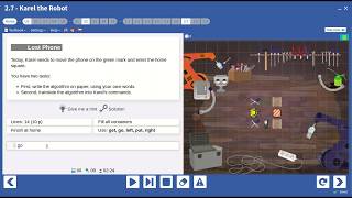 Karel Coding course in NCLab: Typing Simple Commands Karel Coding course in NCLab: Typing Simple Commands