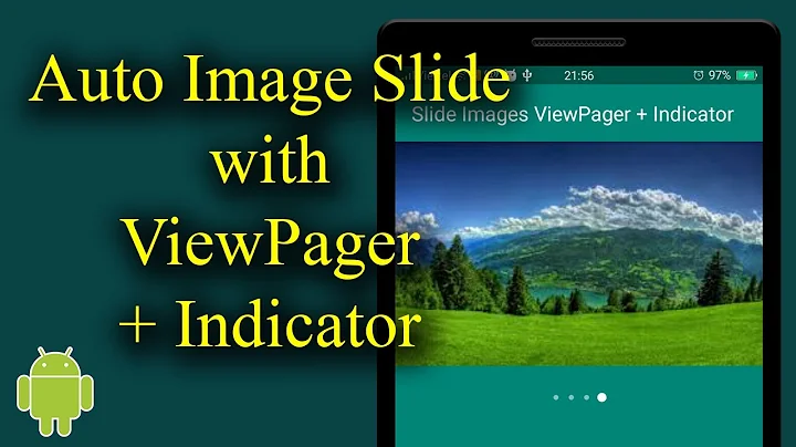 Auto Image Slider with ViewPager and Indicator - [Android Tutorial - #07]