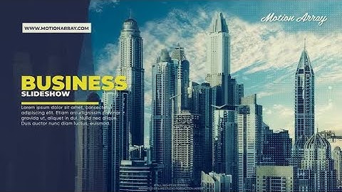 Corporate Slideshow Premiere Pro Templates