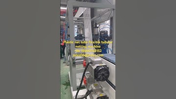 Plastic net tube flexible tubular netting machine+86 18660768152