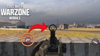 How to Lean/Weapon Mount in Warzone Mobile | Weapon Mount Feature