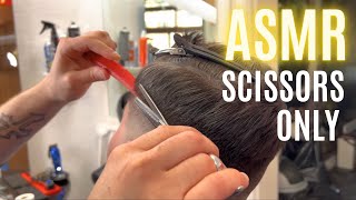 💈ASMR BARBER - Mens SCISSOR Haircut | No Talking!