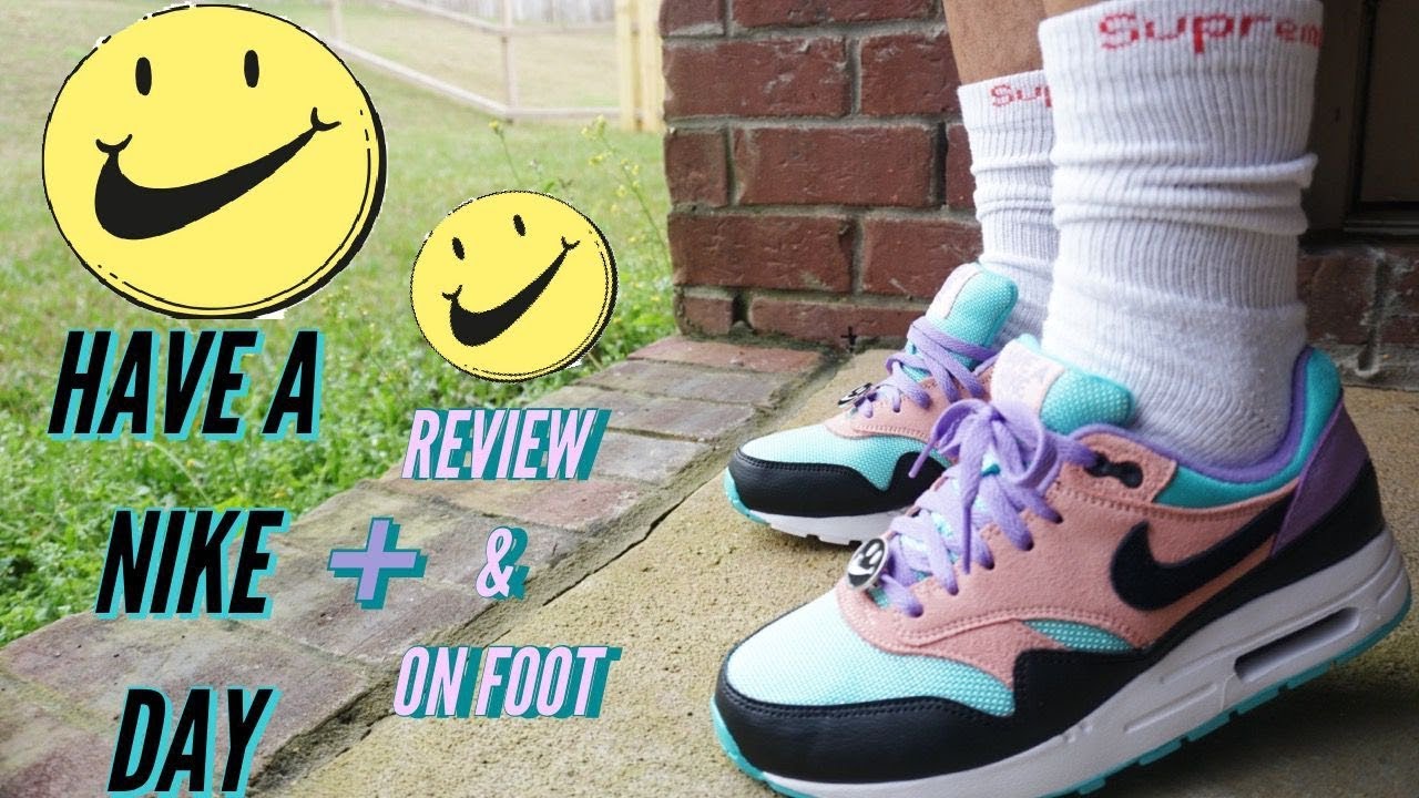 Conjugeren Bewijs Hedendaags NIKE AIR MAX 1NK DAY (GS) "HAVE A NIKE DAY" REVIEW + ON FOOT - YouTube