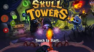 Skull Towers: Castle Defense Game: Best Archery TD🔘🔵🔴геймплей игры HD ᴴᴰ screenshot 1