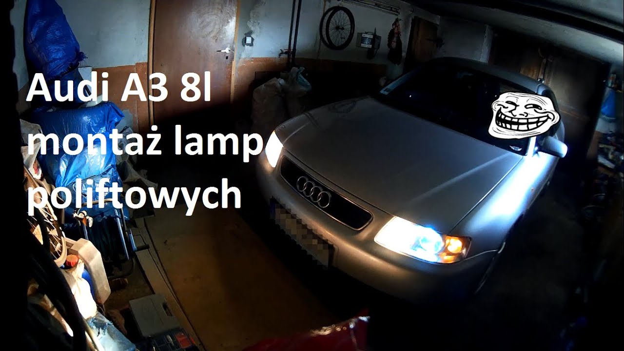 Audi A3 8l Lampy Polift Youtube